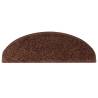 Carpet Stair Treads - 15 Pcs Brown | Non-Slip & Washable