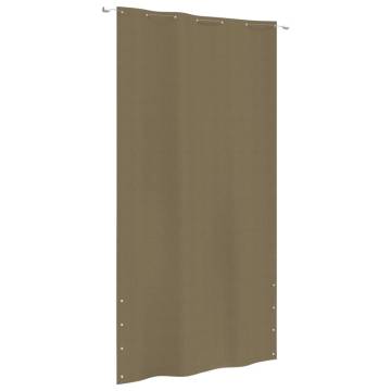 Balcony Screen Taupe 140x240 cm - Privacy & Style