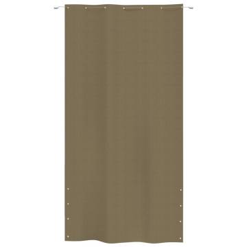 Balcony Screen Taupe 140x240 cm - Privacy & Style