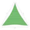 Light Green Sunshade Sail 4x5x5m UV Proof & Mould Resistant