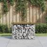 Garden Bench Gabion Design 63x31.5x42 cm Impregnated Wood Pine Colour dark brown Size 63 x 31,5 x 42 cm Quantity in Package 1 Number of 