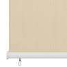 Outdoor Roller Blind Cream 60x140 cm - Privacy and Style