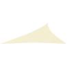 Sunshade Sail Oxford Fabric Triangular 4x5x6.4 m - Cream