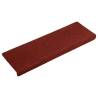 Stair Mats 5 pcs Bordeaux Red - Non Slip & Comfortable