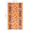 Stylish Runner Rug BCF Terracotta 100x200 cm | Hipomarket