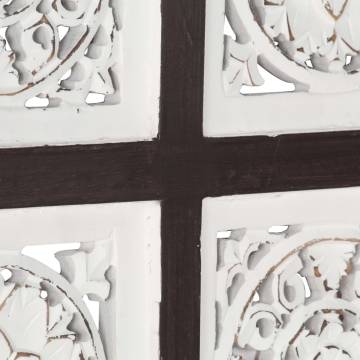 Hand-Carved Wall Panel MDF 40x40 cm - Elegant Home Decor