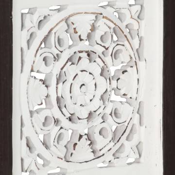 Hand-Carved Wall Panel MDF 40x40 cm - Elegant Home Decor