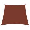 Sunshade Sail Oxford Fabric Trapezium 3/5x4 m Terracotta Colour terracotta Size 3/5 x 4 m 