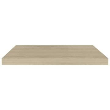 Stylish Floating Wall Shelf Oak - 60x23.5 cm | HipoMarket