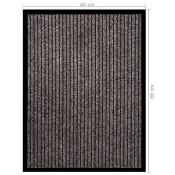 Doormat Striped Beige 60x80 cm | Durable & Stylish Entry Mat