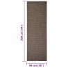 Natural Sisal Rug 66x200 cm Brown - Durable & Stylish