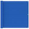 Balcony Screen Blue 90x600 cm HDPE Colour blue Size 90 x 600 cm Quantity in Package 1 