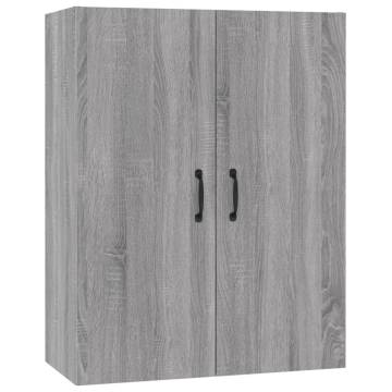 Hanging Cabinet Grey Sonoma - 69.5x34x90 cm | HipoMarket