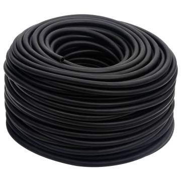 Hybrid Air Hose Black 0.6" 20m - Durable Rubber & PVC