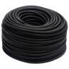 Hybrid Air Hose Black 0.6" 20m - Durable Rubber & PVC