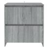 Stylish Grey Sonoma Sideboard - 70x41x75 cm