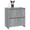 Stylish Grey Sonoma Sideboard - 70x41x75 cm