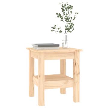 Elegant Pine Wood Coffee Table | 35x35x40 cm | Hipomarket