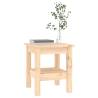 Elegant Pine Wood Coffee Table | 35x35x40 cm | Hipomarket