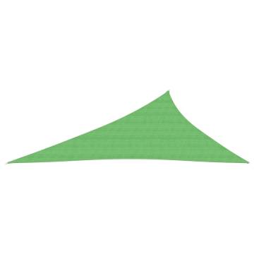 Light Green Sunshade Sail 4x5x6.8 m - UV & Mould Resistant