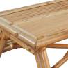 Bamboo Picnic Table 115x115 cm - Durable & Unique Design