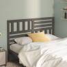 Bed Headboard Grey 156x4x100 cm Solid Wood Pine Colour grey Size 156 x 100 cm Quantity in Package 1 