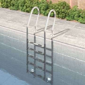 Durable Pool Ladder 54x38x211 cm in 304 Stainless Steel