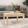 Coffee Table 55x55x30 cm Solid Wood Pine Colour natural Size 55 x 55 x 30 cm Quantity in Package 1 