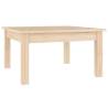 Elegant Solid Pine Coffee Table | 55x55x30 cm - HipoMarket