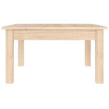 Elegant Solid Pine Coffee Table | 55x55x30 cm - HipoMarket