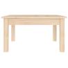 Elegant Solid Pine Coffee Table | 55x55x30 cm - HipoMarket