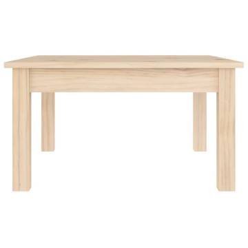 Elegant Solid Pine Coffee Table | 55x55x30 cm - HipoMarket