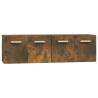 Wall Cabinets 2 pcs Smoked Oak - Stylish Storage Solutions