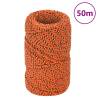 Boat Rope Orange 2 mm 50 m Polypropylene Colour orange Quantity in Package 1 Length 50 m Diameter 2 mm 