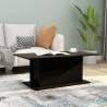 Coffee Table Black 102x55.5x40 cm Engineered Wood Colour black Size 102 x 55.5 x 40 cm Quantity in Package 1 