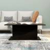 Stylish Black Coffee Table - 102x55.5x40 cm - Hipomarket