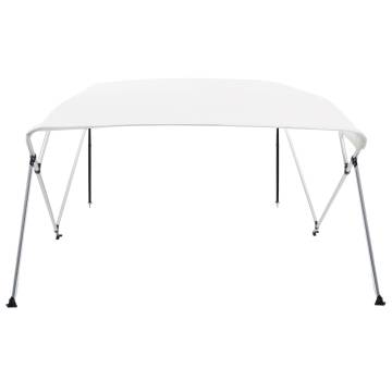 4 Bow Bimini Top White 243x210x137 cm - Protect Your Boating Experienc