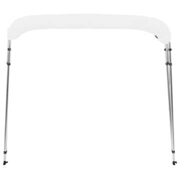 4 Bow Bimini Top White 243x210x137 cm - Protect Your Boating Experienc