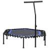 Fitness Trampoline with Handle & Safety Pad - 122 cm Hexagon