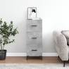 Sideboard Concrete Grey 34.5x34x90 cm Engineered Wood Colour concrete grey Quantity in Package 1 