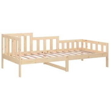 Day Bed 90x190 cm Solid Wood Pine - Versatile Sofa & Bed