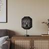 Lamp Shade Black Ø23x28 cm - Stylish Iron & Paper Design