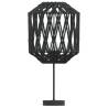 Lamp Shade Black Ø23x28 cm - Stylish Iron & Paper Design