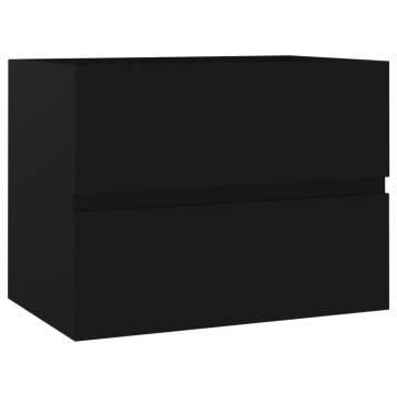 Sink Cabinet Black 60x38.5 cm - Stylish Storage Solution