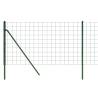 Wire Mesh Fence Green 0.8x10m Galvanised Steel - Durable & Versatile