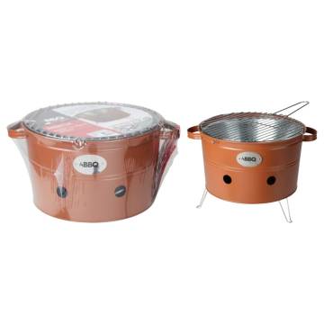 ProGarden BBQ Bucket with 2 Handles - Matte Orange 34.5 cm