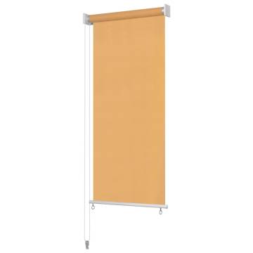 Outdoor Roller Blind 60x140 cm - Beige | HipoMarket UK