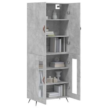 Highboard Concrete Grey - Stylish Storage Solution | Hipo Market