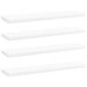 Bookshelf Boards 4 pcs White 40x10x1.5 cm Engineered Wood Colour white Size 40 x 10 x 1.5 cm Quantity in Package 4 