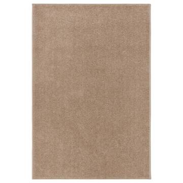 Rug Short Pile 160x230 cm Brown | Hipomarket